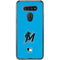 MLB Miami Marlins Solid Distressed LG K51/Q51 Clear Case