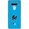 MLB Miami Marlins Solid Distressed LG Stylo 6 Clear Case