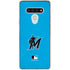 MLB Miami Marlins Solid Distressed LG Stylo 6 Clear Case