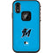 MLB Miami Marlins Solid Distressed LifeProof Fre iPhone Skin