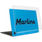 MLB Miami Marlins Solid Distressed MacBook Air 13in (2020) Case plus Skin