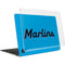MLB Miami Marlins Solid Distressed MacBook Air 13in M1 (2021) Case plus Skin