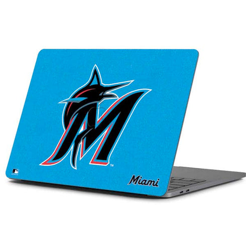 MLB Miami Marlins Solid Distressed Apple MacBook Pro 13-inch Skin