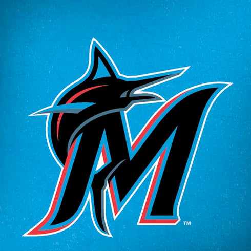 MLB Miami Marlins Solid Distressed Moto G6 Skin