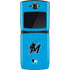 MLB Miami Marlins Solid Distressed Motorola RAZR Skin