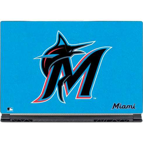 MLB Miami Marlins Solid Distressed MSI GS65 Stealth Laptop Skin