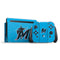 MLB Miami Marlins Solid Distressed Nintendo Switch Bundle Skin