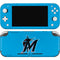 MLB Miami Marlins Solid Distressed Nintendo Switch Lite Skin