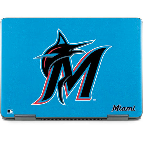 MLB Miami Marlins Solid Distressed Notebook 9 Pro 13in (2017) Skin
