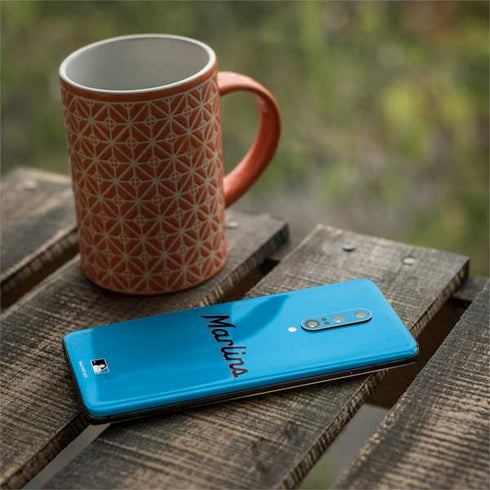 MLB Miami Marlins Solid Distressed OnePlus 7 Pro Skin