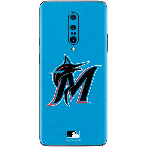 MLB Miami Marlins Solid Distressed OnePlus 7 Pro Skin