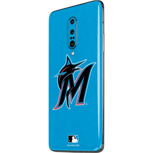 MLB Miami Marlins Solid Distressed OnePlus 7 Pro Skin