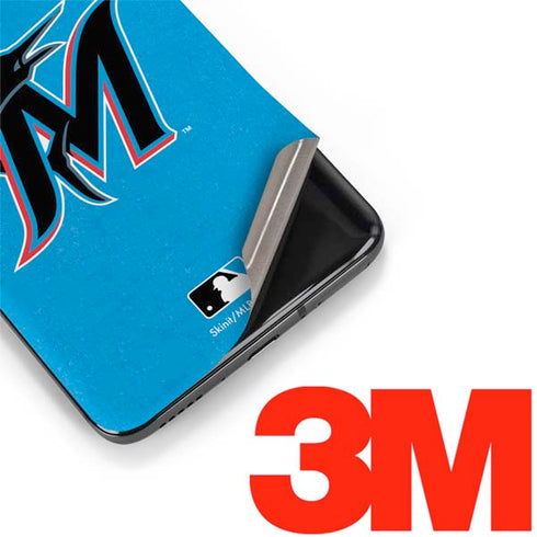 MLB Miami Marlins Solid Distressed OnePlus 7 Pro Skin