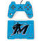 MLB Miami Marlins Solid Distressed PlayStation Classic Bundle Skin