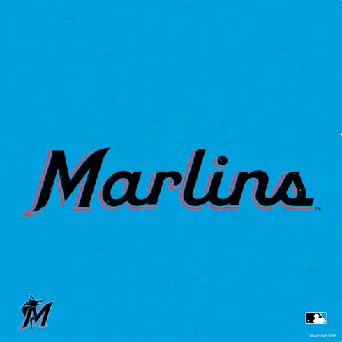 MLB Miami Marlins Solid Distressed PS4 Console and Controller Bundle Skin