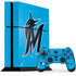 MLB Miami Marlins Solid Distressed PS4 Console and Controller Bundle Skin