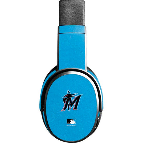 MLB Miami Marlins Solid Distressed Skullcandy Crusher Wireless Skin