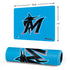 MLB Miami Marlins Solid Distressed Gaming Mouse Pad