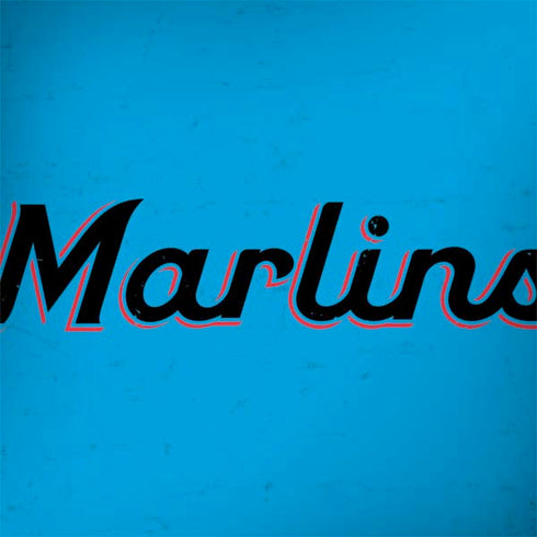 MLB Miami Marlins Solid Distressed Surface Book 2 15in Skin