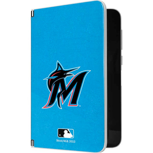 MLB Miami Marlins Solid Distressed Surface Duo Skin