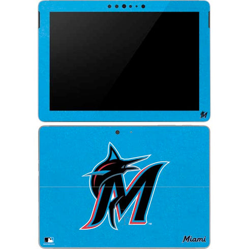 MLB Miami Marlins Solid Distressed Surface Go Skin