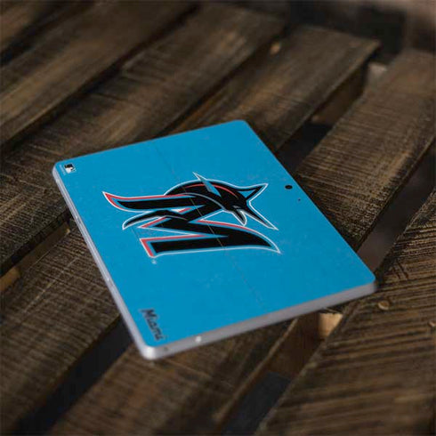 MLB Miami Marlins Solid Distressed Surface Go Skin