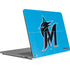 MLB Miami Marlins Solid Distressed Surface Laptop Studio Skin