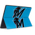 MLB Miami Marlins Solid Distressed Surface Pro 6 Skin