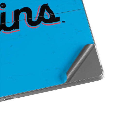 MLB Miami Marlins Solid Distressed Surface Pro 8 Skin