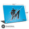 MLB Miami Marlins Solid Distressed Universal Laptop 15in (12.2 x 8.8in) Skin