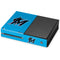 MLB Miami Marlins Solid Distressed Xbox One Console Skin
