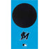 MLB Miami Marlins Solid Distressed Xbox Series S Console Skin