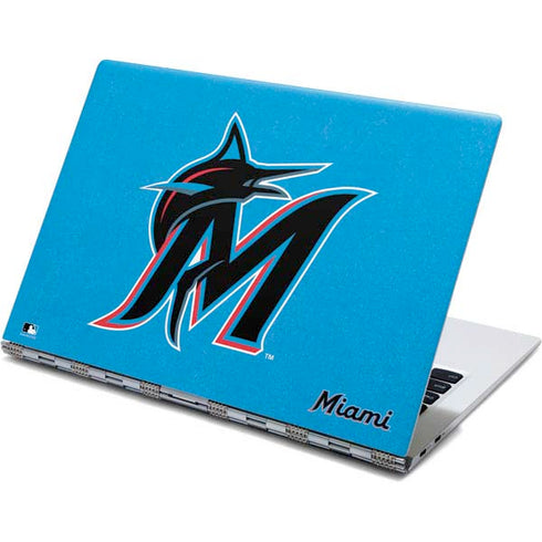 MLB Miami Marlins Solid Distressed Yoga 910 2-in-1 14in Touch-Screen Skin