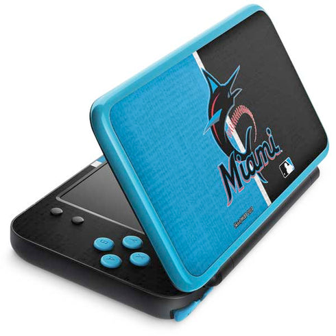 MLB Miami Marlins Split Nintendo 2DS XL (2017) Skin