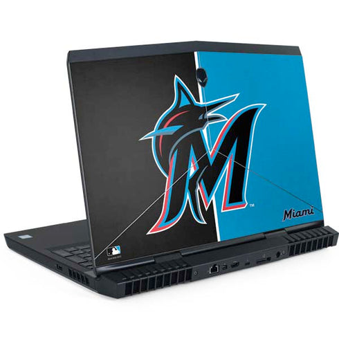 MLB Miami Marlins Split Dell Alienware Skin