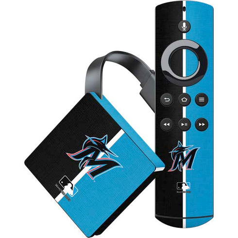 MLB Miami Marlins Split Amazon Fire TV Skin