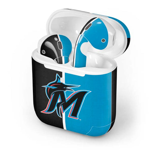 MLB Miami Marlins Split Apple AirPods 2 Skin