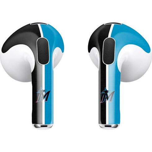 MLB Miami Marlins Split Apple AirPods (3rd Gen 2021) Skin