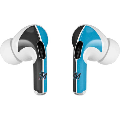MLB Miami Marlins Split Apple AirPods Pro Skin
