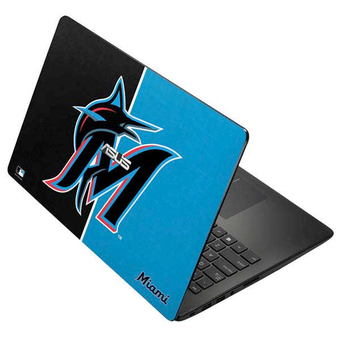 MLB Miami Marlins Split Asus X502CA 15.6 Skin