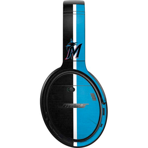 MLB Miami Marlins Split Bose QuietComfort 35 II Headphones Skin