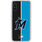 MLB Miami Marlins Split Galaxy A10e Clear Case