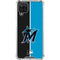 MLB Miami Marlins Split Galaxy A12 Clear Case