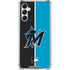 MLB Miami Marlins Split Galaxy A15 5G Clear Case