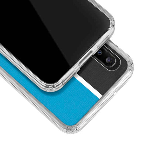 MLB Miami Marlins Split Galaxy A20 Clear Case