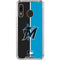 MLB Miami Marlins Split Galaxy A30 Clear Case