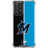 MLB Miami Marlins Split Galaxy A52 5G Clear Case