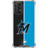 MLB Miami Marlins Split Galaxy A72 5G Clear Case