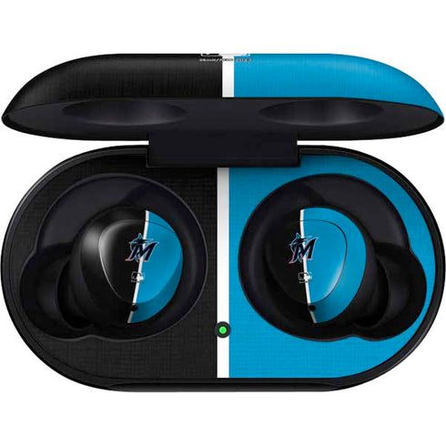 MLB Miami Marlins Split Galaxy Buds Skin