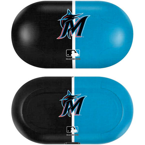 MLB Miami Marlins Split Galaxy Buds Skin
